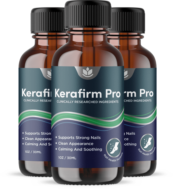Three bottles of KeraFirm Pro
